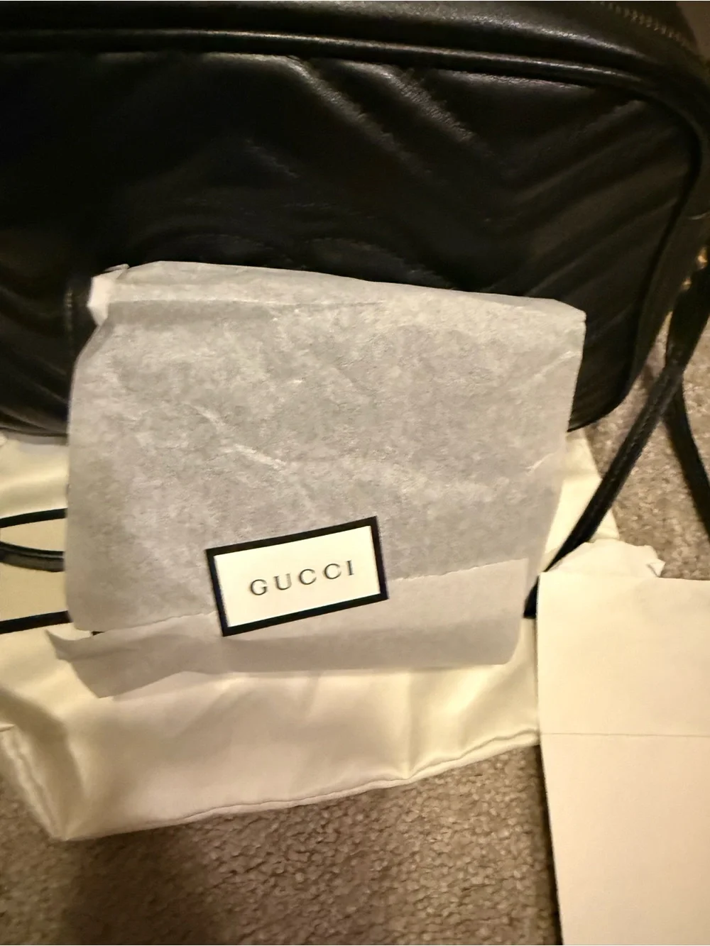 Marmont French Flap Double G Logo Wallet